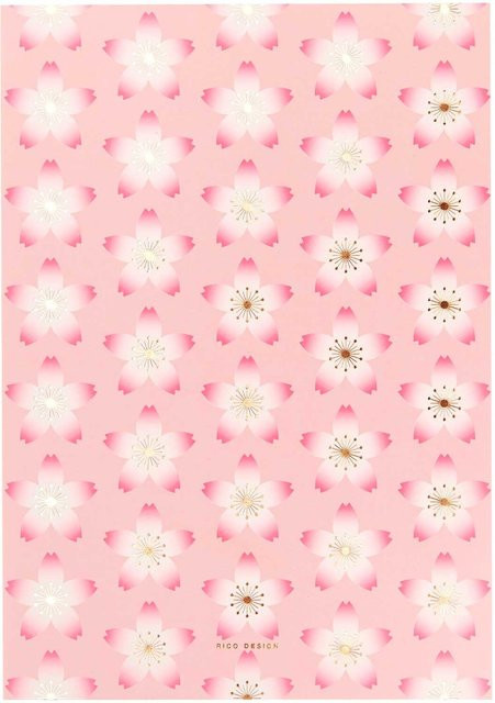 Rico Design Paper Poetry Notizblock Kirschblüten in Pink, A5, 50 Blatt, 100g/m² - Bild 1