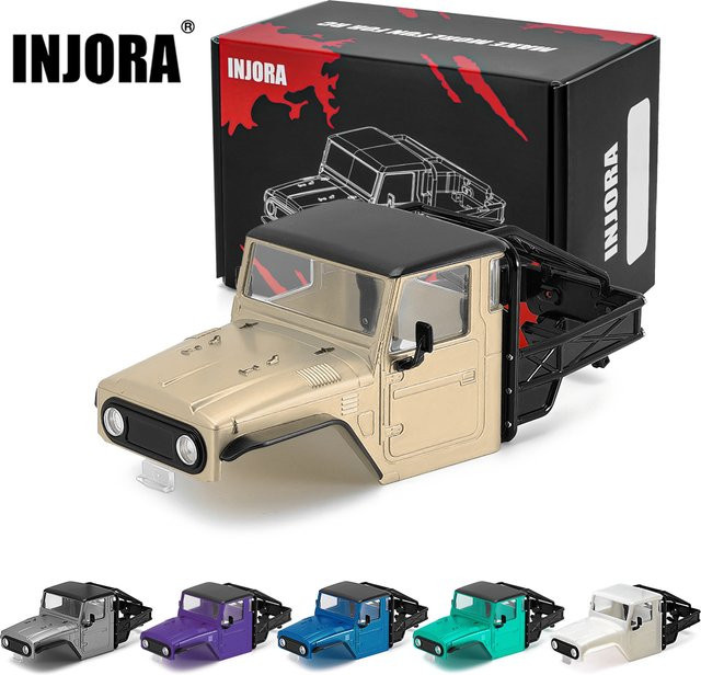 INJORA IR40 Hartschalenhülle mit Käfig für 1/18 RC Crawler TRX4M Defender Bronco, Zubehör - Bild 1