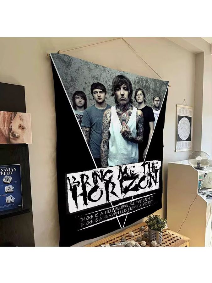 Bring Me The Horizon Anime Wandteppich im Tarot-Stil für deine Heimdekoration - Bild 7
