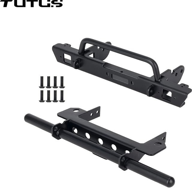 Phoenix RC Rock Crawler Metall-Frontstoßstange, 1:10, Schwarz - Bild 1