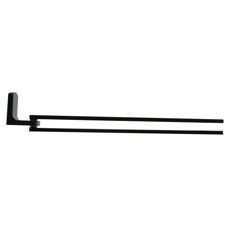 Spirella Handtuchstange Taku 2-armig Schwarz Matt B: 75 cm, H: 4,5 cm, T: 39 cm - Bild 2