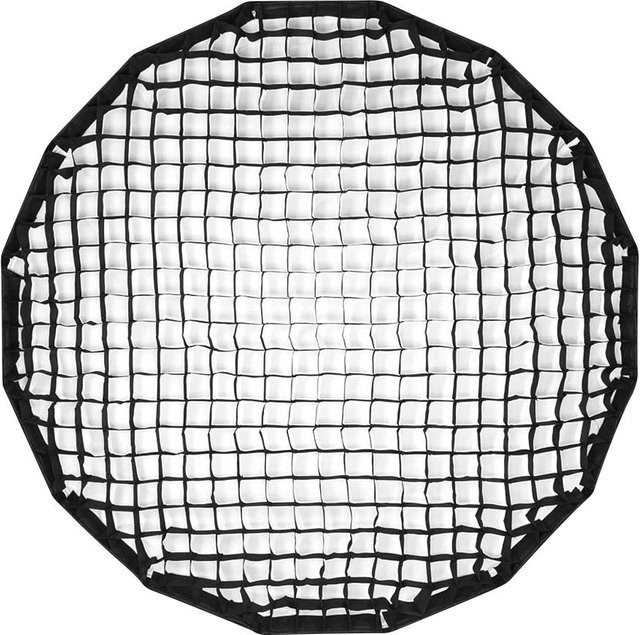 Andoer Softbox Wabengitter mit 16 Stäben für Parabolic Softbox, Schwarz, Durchmesser: 90 cm - Bild 1