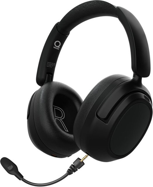 Qware Wireless Headset mit Bluetooth und 2.4 GHz Dongle in Schwarz - Bild 1