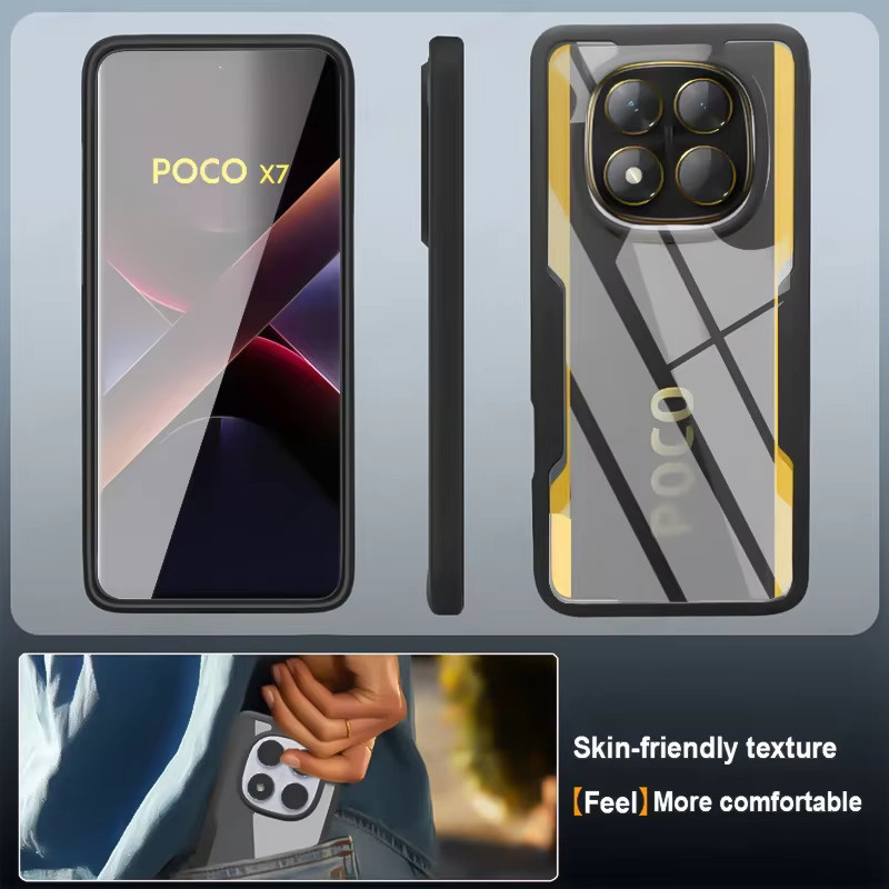 Robustes 360 Full Bumper Gehäuse für Xiaomi Poco F8 Ultra F7 F6 F5 F3 M6 M5 Pro X7 X6 Pro X5 X4 GT X3 NFC in Rot - Bild 3