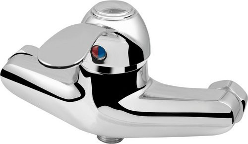 WELLWATER Einhebelmischer für das Waschbecken aus Messing in Chrom und Silberfarben - Bild 1