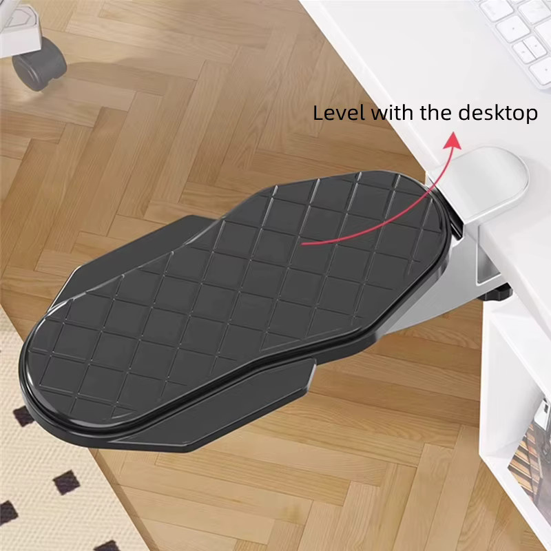 BEISHI Ergonomische Computer Armlehne für den Schreibtisch, Einstellbare Handgelenk-Unterstützung und Rotierender Mauspad-Halter, Schwarz - Bild 4