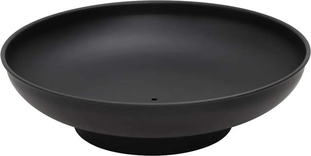 vidaXL Feuerschale aus Stahl in Schwarz mit Durchmesser: 57 cm - Bild 1