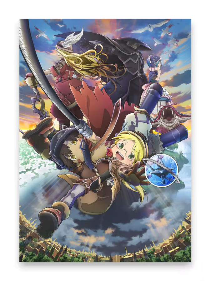 M-Made I-In Abyss Comic-Poster Wandbild in Weiß und Multicolour für dein Kinderzimmer, B: 20 cm, H: 15 cm - Bild 4