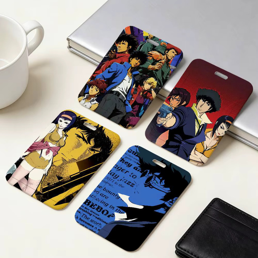 Cowboy Bebop Anime Ausweishalter und Kreditkartenhalter mit durchsichtigem Fenster in Multicolour und Transparent - Bild 3