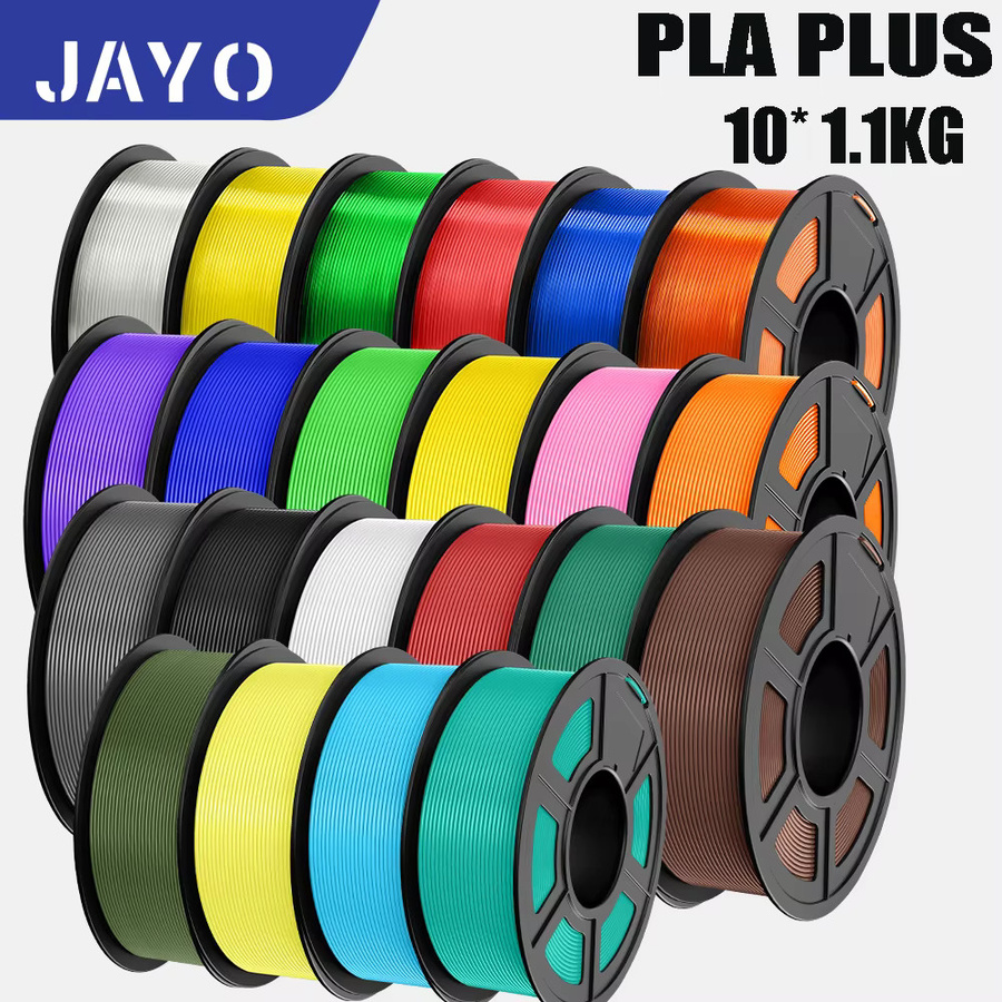 JAYO PLA PLUS 3D-Drucker-Filament Set, 10 Rollen, Multicolour und Weiß, Durchmesser: 1,75 mm, für FDM 3D-Drucker und 3D-Stifte - Bild 6