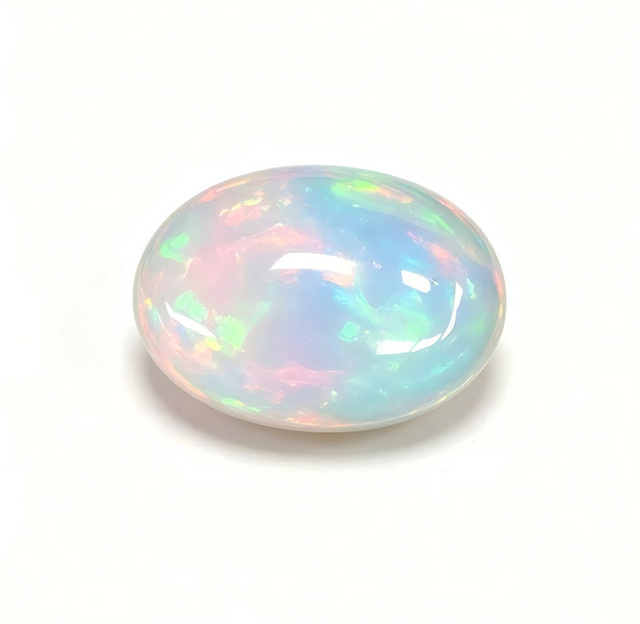 Opal-Edelsteine, oval, Unisex - Bild 1
