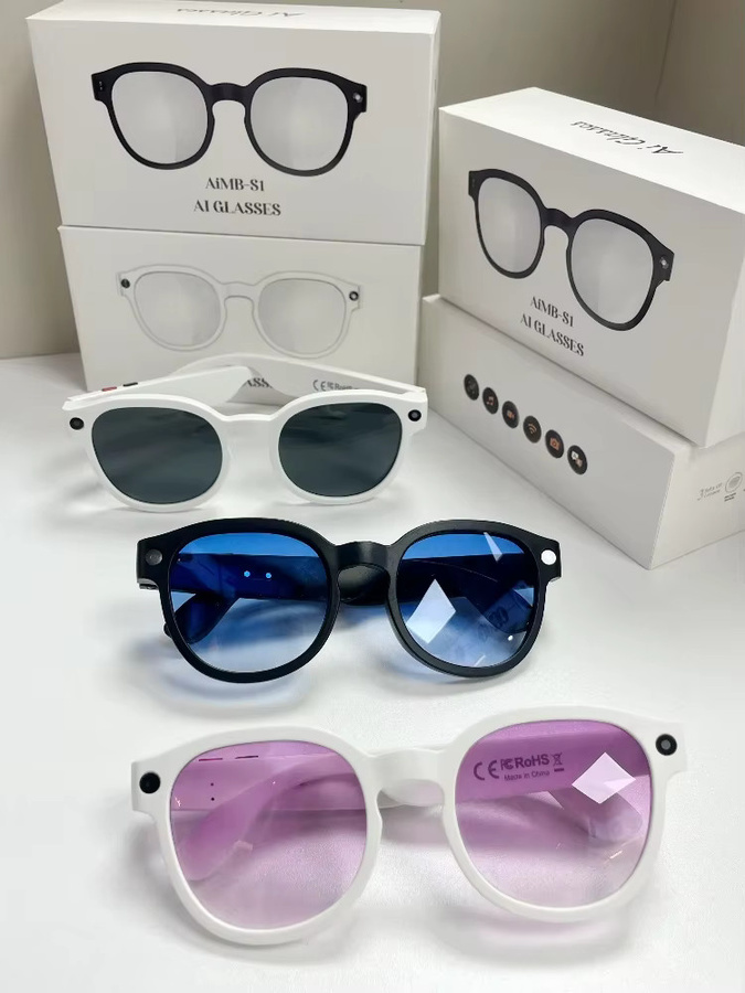 VIVO KI-Smart-Brille in Schwarz mit 2MP Kamera, Videoaufnahme, KI-Übersetzung und WLAN-Übertragung - Bild 7