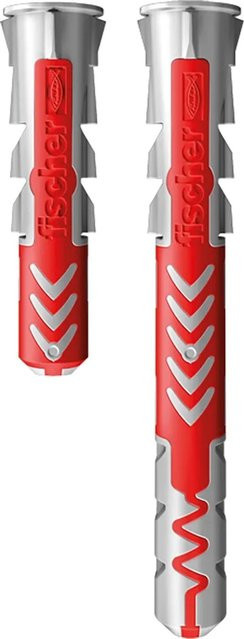 Fischer DUOPOWER 2-Komponenten-Dübel aus Nylon in Grau und Rot, Durchmesser: 10 mm, Länge: 50 mm, 55 Stück - Bild 2