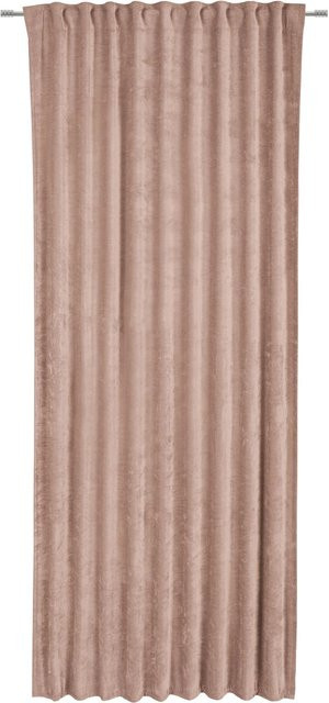 Mömax Fertigvorhang Casper in Rosa, blickdicht, Chenille-Velvet, Breite: 140 cm, Höhe: 245 cm - Bild 1