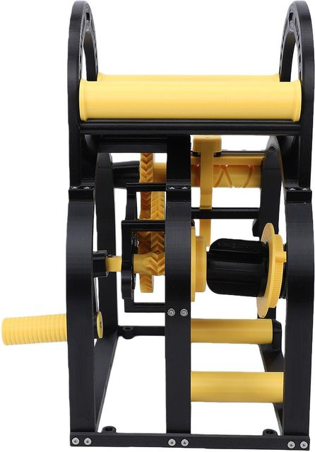 TOMTOP JMS 3D-Drucker Filament Umspuler mit intelligenter Zugkontrolle und Handkurbel für 20cm Spulen, Schwarz - Bild 1