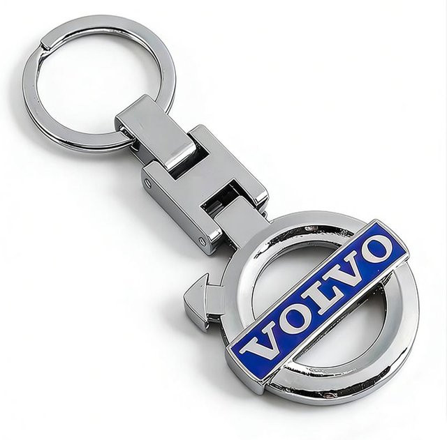 Volvo Schlüsselanhänger 3D Metall, gray, Unisex - Bild 1