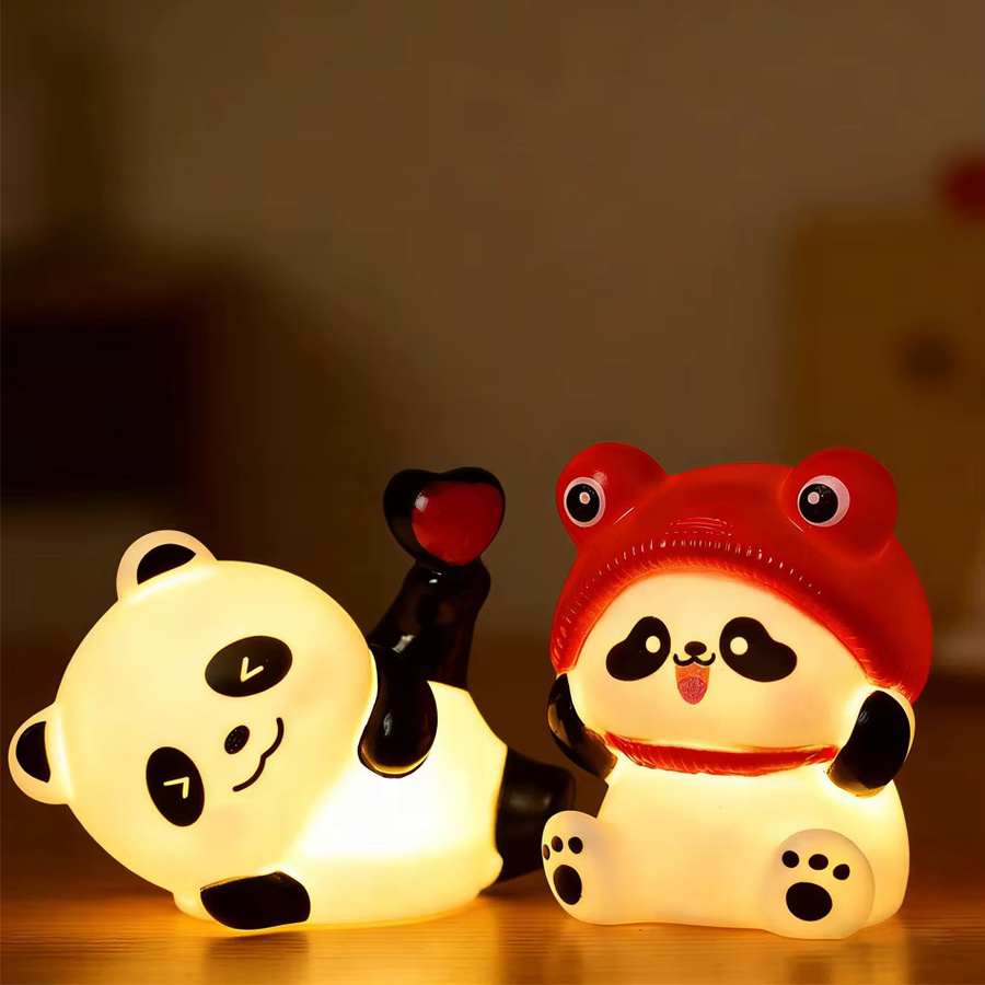 Bandai Panda-Nachtlichter, Tiere, Weiß - Bild 4