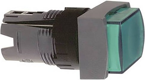 Schneider Electric ZB6DE3 Leuchtdrucktaster-Frontelement in Grün aus Kunststoff - Bild 1