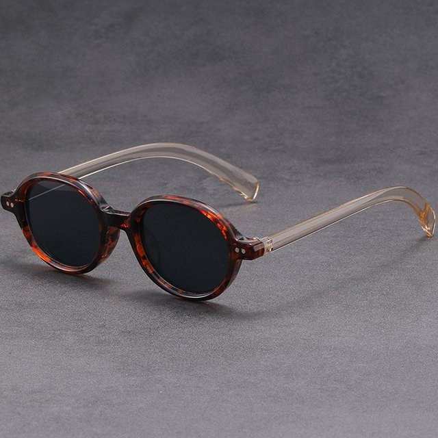 Hindfield Sonnenbrille, rund, Vollrand, Kunststoff, braun, Unisex - Bild 1