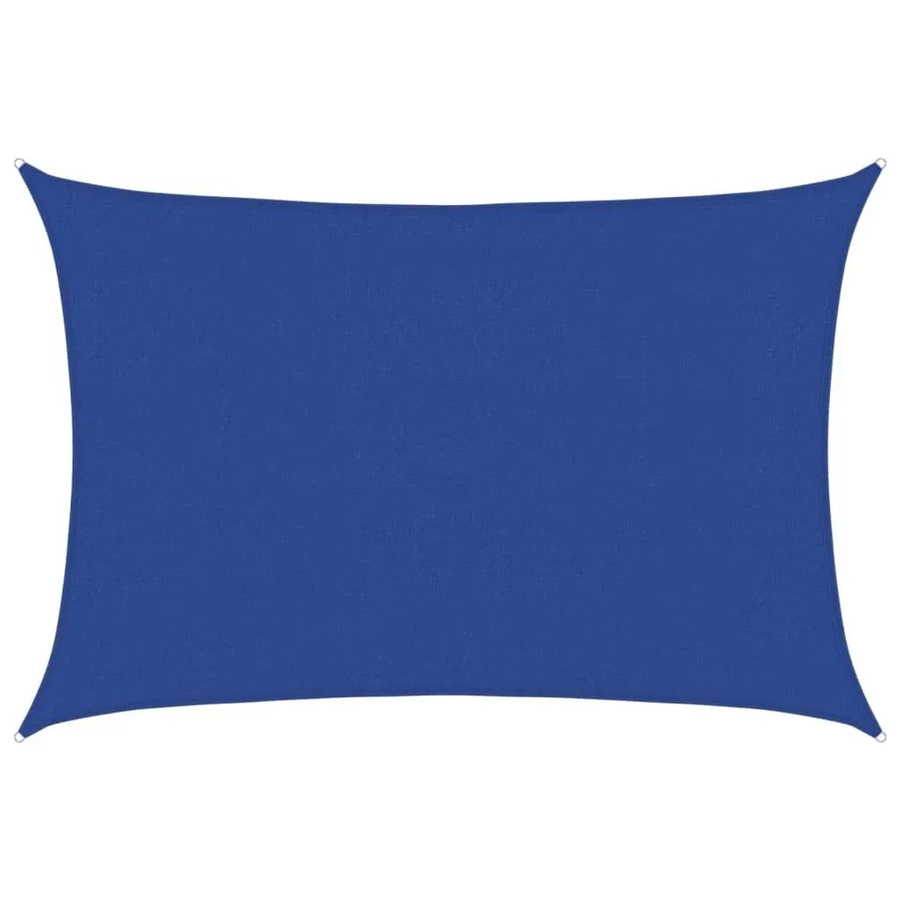 Furnicato Sonnensegel Rechteckig Blau aus HDPE aus 160 g/m² Material B x H: 6 x 4 m - Bild 2