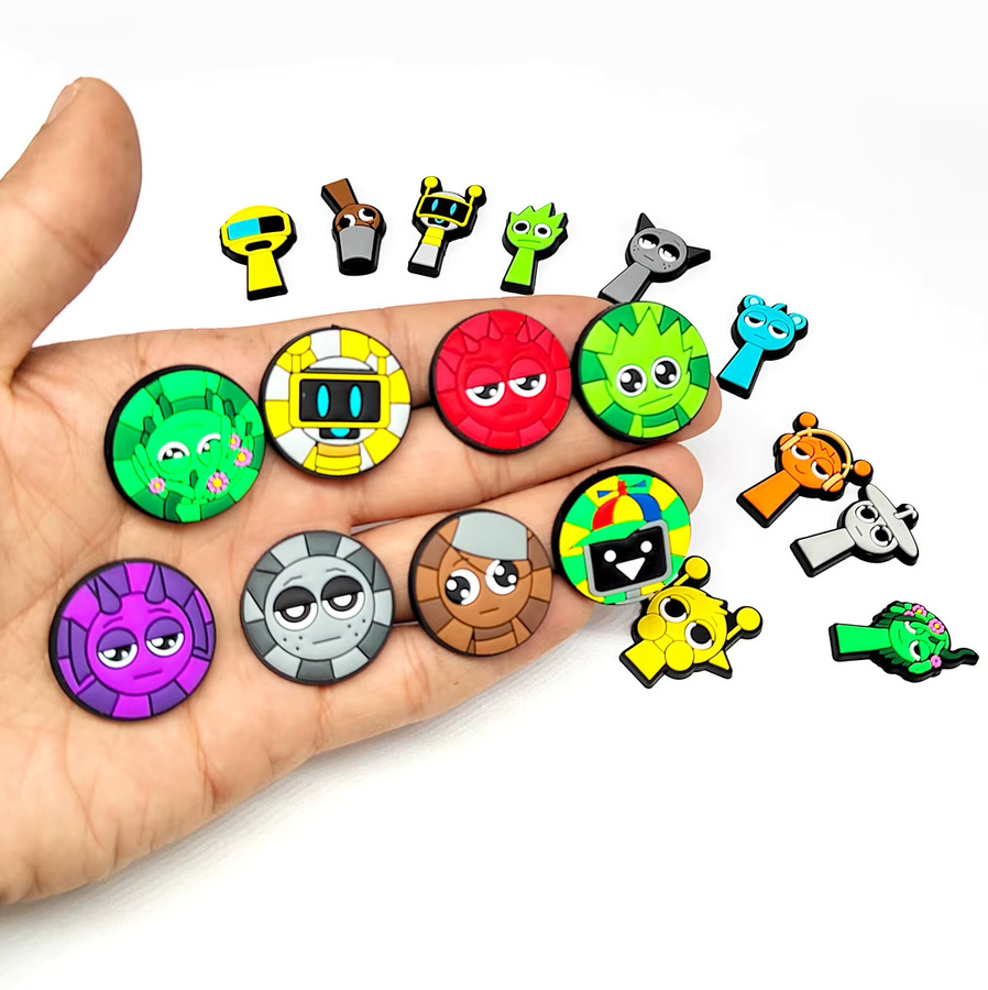 Sprunki Plüsch-Spielserie Schuhanhänger, Armband, Kinder - Bild 4