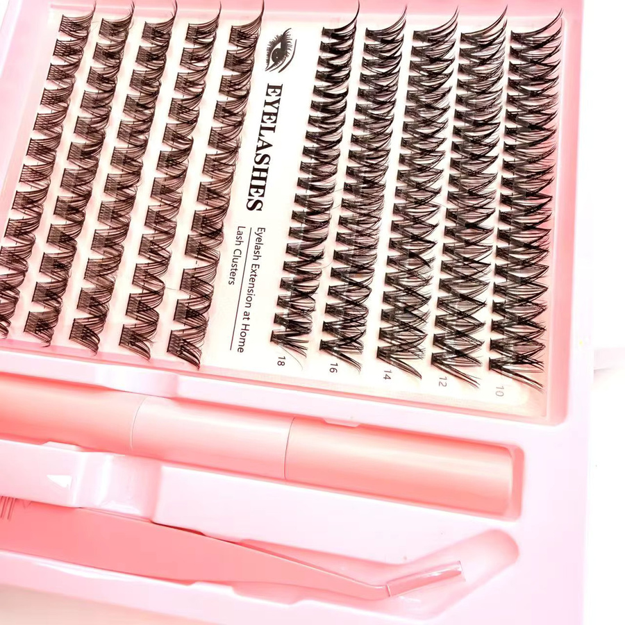 lonzunin Wimpernverlängerungs-Set, Black, Unisex, Natürlich - Bild 2