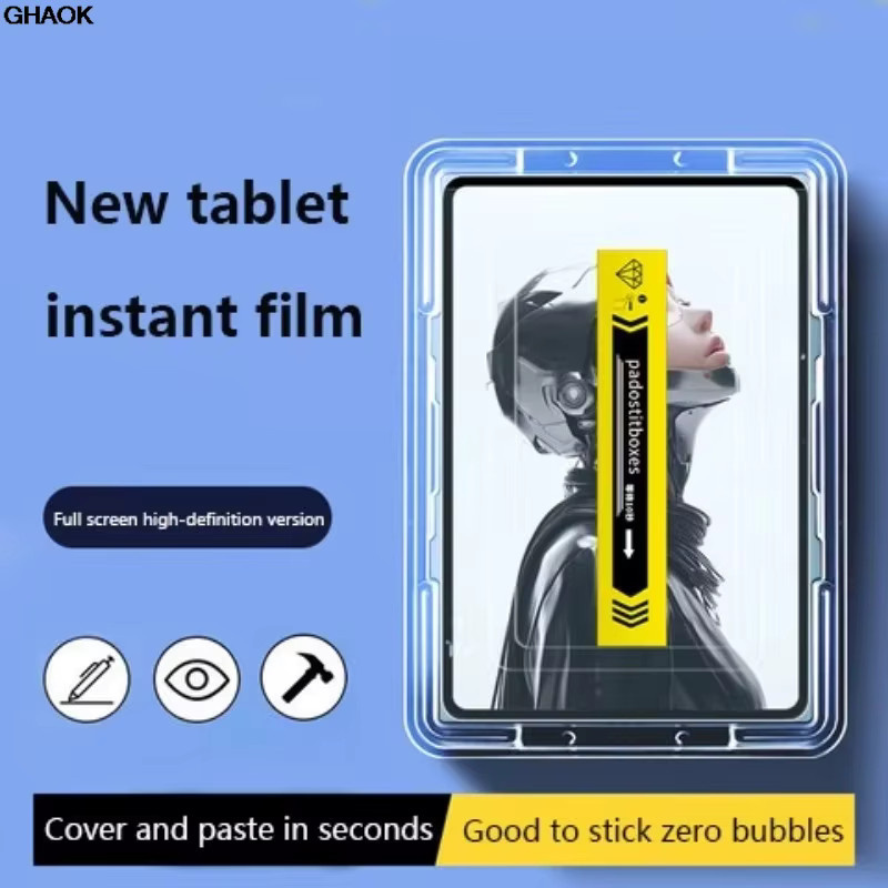 Samsung Displayschutz aus gehärtetem Glas für Galaxy Tab S10 FE, S6 Lite, S9 FE Plus, S8, S7+ und A9 Plus, transparent - Bild 2