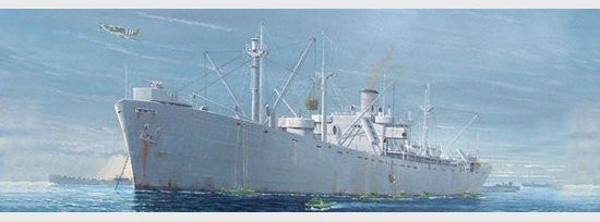 Trumpeter S.S. Jeremiah O´Brien Liberty Ship, Fahrzeuge, Grau - Bild 1