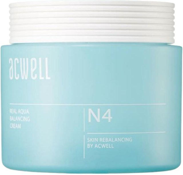 ACWELL Real Aqua Balancing Cream, Feuchtigkeitscreme mit Hyaluronsäure, 50 ml - Bild 1