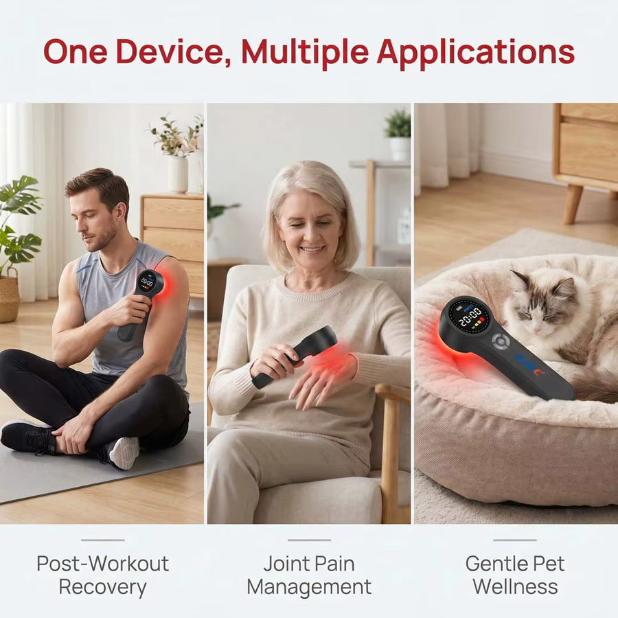 ZJKC Kaltlaser-Therapiegerät, Rotlicht-Infrarot-Physiotherapiegerät - Bild 3