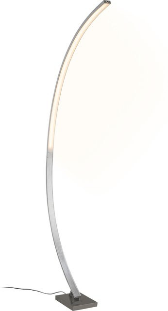 LIVARNO LED Bogenleuchte dimmbar in Nickel matt - Bild 1
