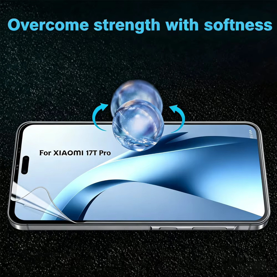 4 Stück transparente Hydrogel-Displayschutzfolien für Xiaomi 17T Pro, 17 Pro Max, 15, 14, 15T, 14T, 13T, 12T, 11T Pro, weiche vollflächige Schutzfolie - Bild 4