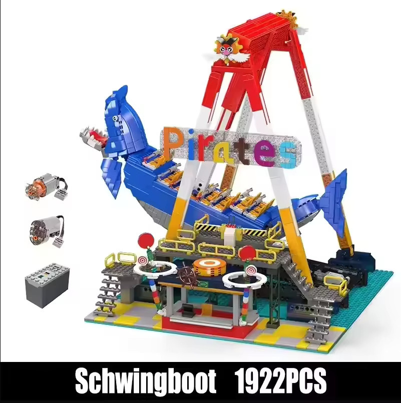 Drachenhai-Piratenschiff, Bausteine-Set, 1922 Teile, ab 14 Jahren - Bild 5