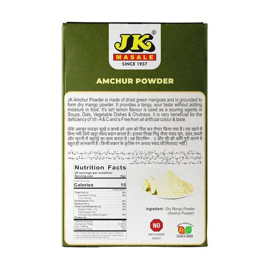 JK Masale Amchur Trockenes Mangopulver gemahlen 100 g - Bild 2