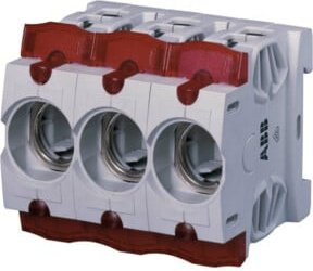 ABB Neozed-Sicherungssockel ISS63/3 D02 63A 400V 3-polig in Weiß - Bild 2
