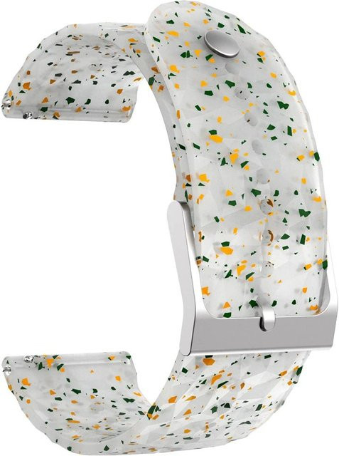 Uhrenarmband Silikon, Weiß, Unisex - Bild 1