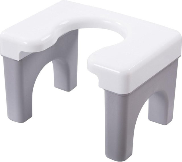 Neoglint Hockender Toilettenhocker aus PP-Material, rutschfester und tragbarer Toilettenstuhl für Senioren - Bild 1