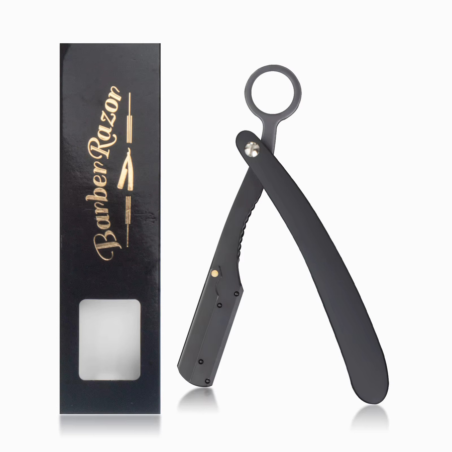 Tragbares Klapp-Rasiermesser mit Kunststoffgriff, Unisex - Bild 2