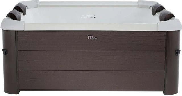 Vente-unique Halbfester Whirlpool Makemo Braun Breite: 160 cm - Bild 1