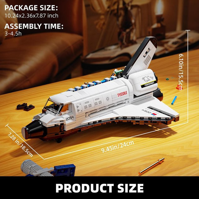 Fashnics Space Shuttle Modell Bausteine Set 536 Teile - Bild 1