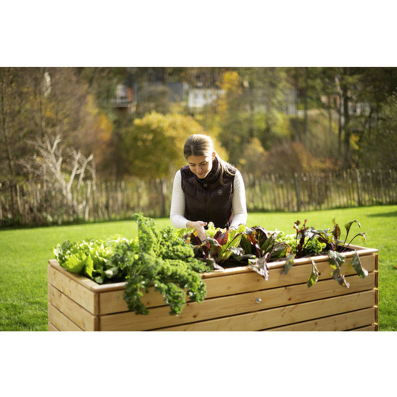 Westmann Hochbeet XL aus Fichtenholz in Braun, B/T/H: 70 x 130 x 90 cm - Bild 12