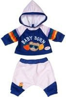 BABY born Jogging Anzug Navy mit Bärenmotiv und Ente Berta Puppenzubehör - Bild 1