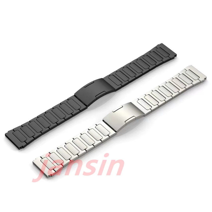jansin Uhrenarmband Edelstahl, Silber, Unisex - Bild 3