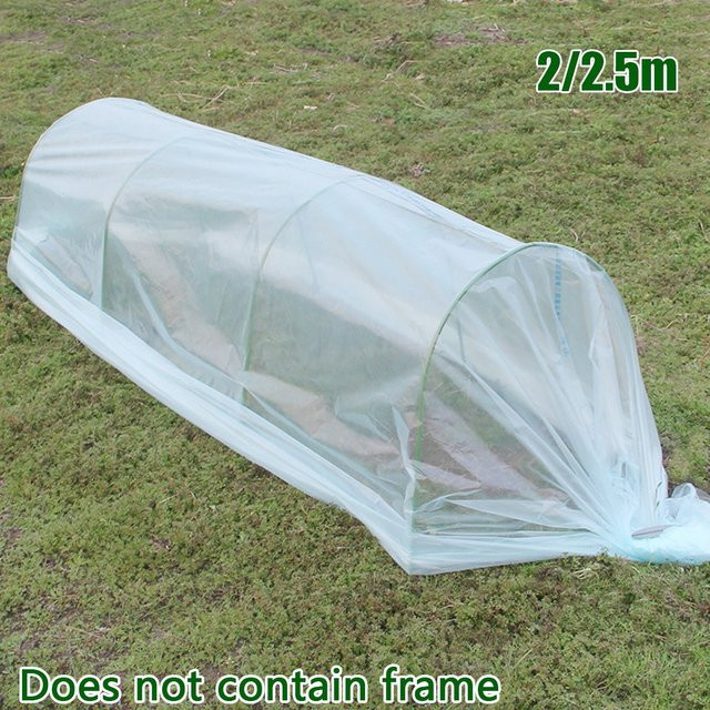 Transparente Premium Gewächshausfolie aus Kunststoff zur Wärmedämmung und Pflanzenabdeckung für den Garten, B: 2,5 m, H: 1 m - Bild 1