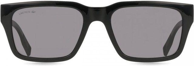 Lacoste L6004s Sonnenbrille, Herren, Vollrand, rechteckig, Black/Grey, Kunststoff - Bild 1
