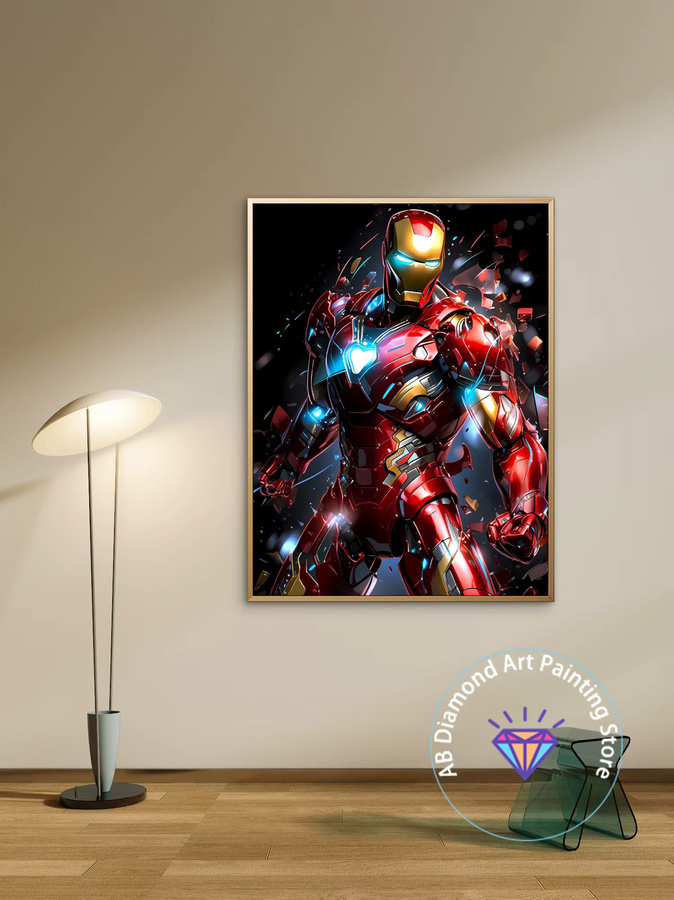 Kayou Marvel Superhelden Iron Man Diamant-Malset, 1-teiliges Set - Bild 2