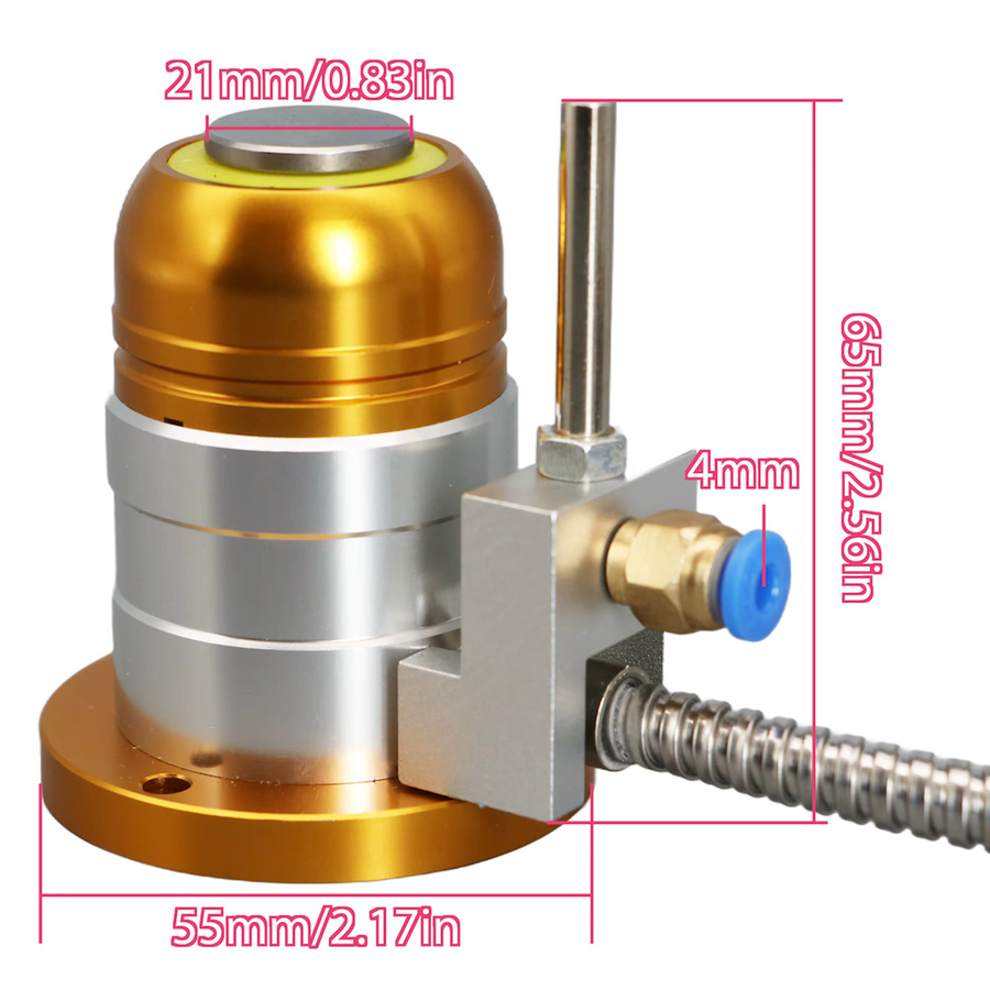 ALLFASPD Automatischer CNC-Werkzeugsensor Mach3 Z-Achsen-Sonde NC Auto Zero Check Touch Plate für CNC-Fräsmaschinen in Gold - Bild 2