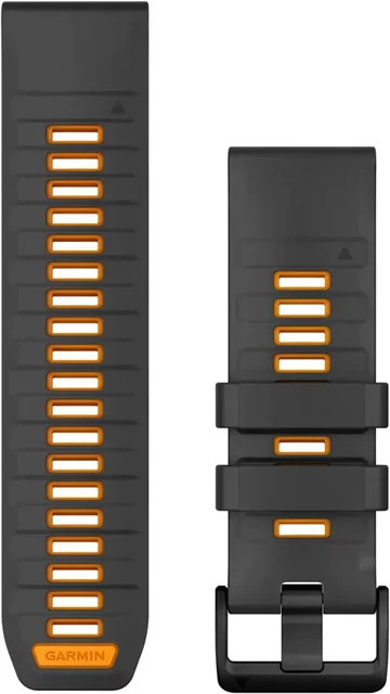 Garmin Uhrenarmband QuickFit 26, Leder, Gris, Unisex - Bild 1