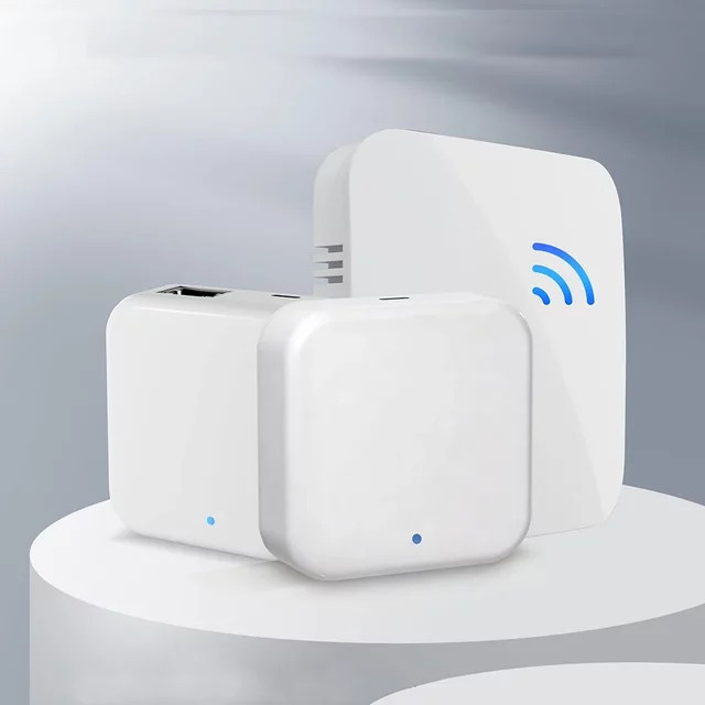 TTLOCK Gateway Hub für Smart Home Türschlössse mit Bluetooth, WiFi, RJ45 und 4G in Weiß - Bild 1