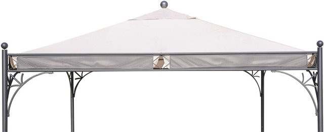 OUTFLEXX Ersatzdach für Siena Garden Pavillon Korfu, Farbe: natur, Material: Polyester PU-beschichtet, Breite: 350 cm, Tiefe: 350 cm - Bild 1